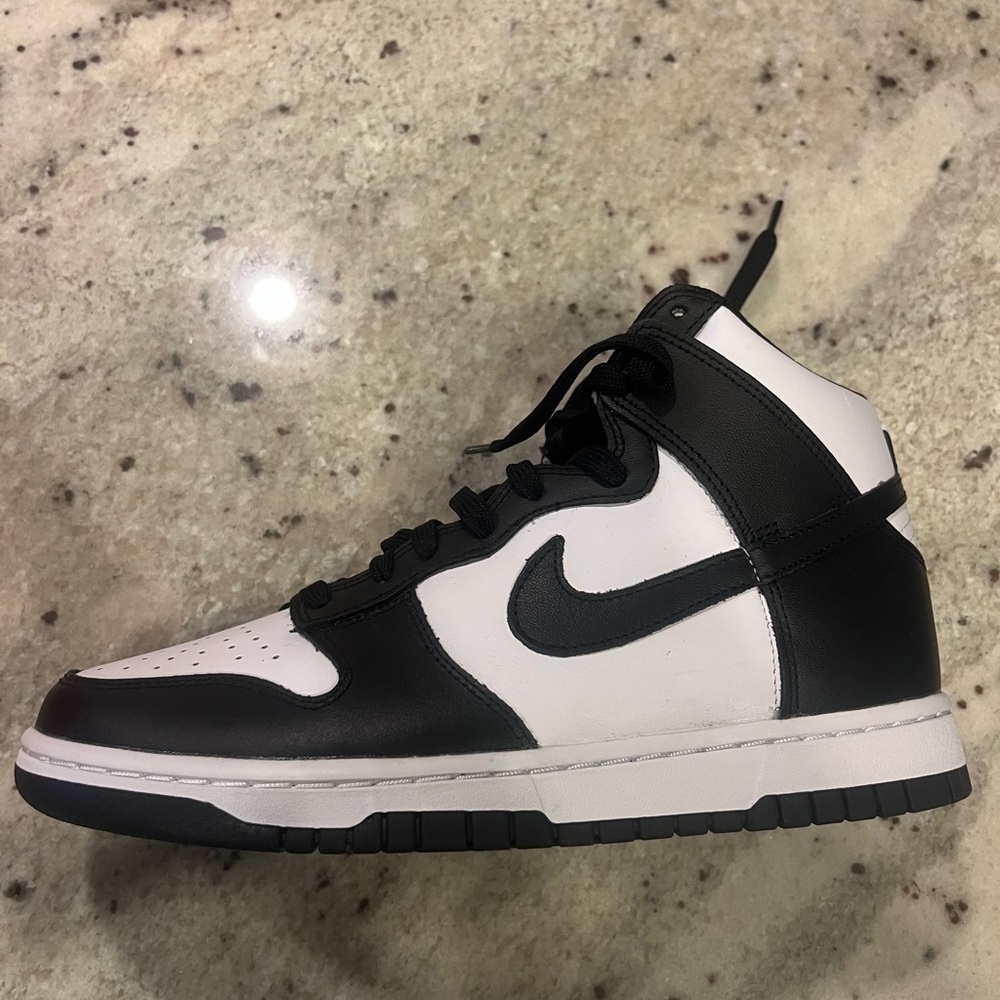 Nike Dunk High White and University Red - Picture 3 of 4